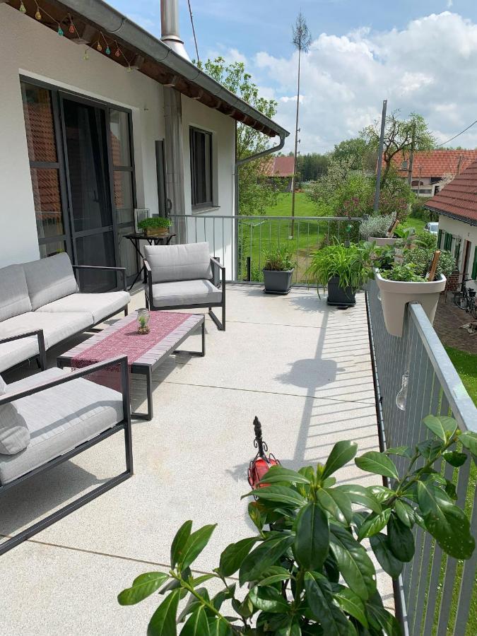 Fe Wo Brunnen - 120 Qm - Ruhige Lage - Viel Natur- Komfortabel - Grosser Balkon Und Garten Мемминген Экстерьер фото