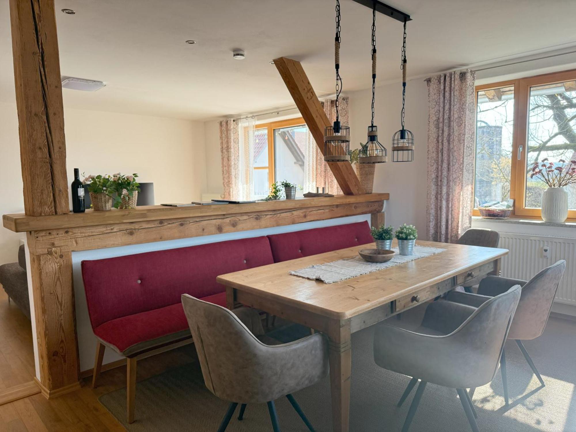 Fe Wo Brunnen - 120 Qm - Ruhige Lage - Viel Natur- Komfortabel - Grosser Balkon Und Garten Мемминген Экстерьер фото